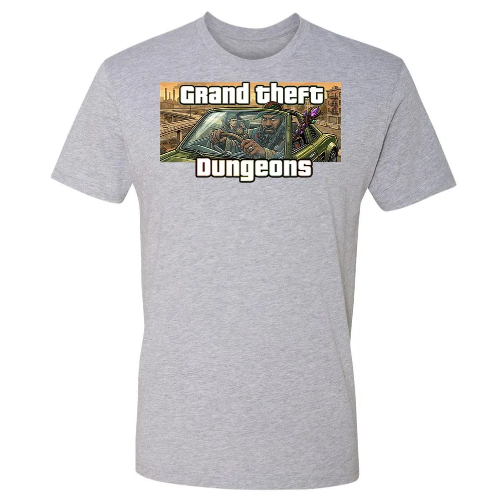 Grand Theft Dungeons Premium Unisex T-Shirt - Heather Grey - 19