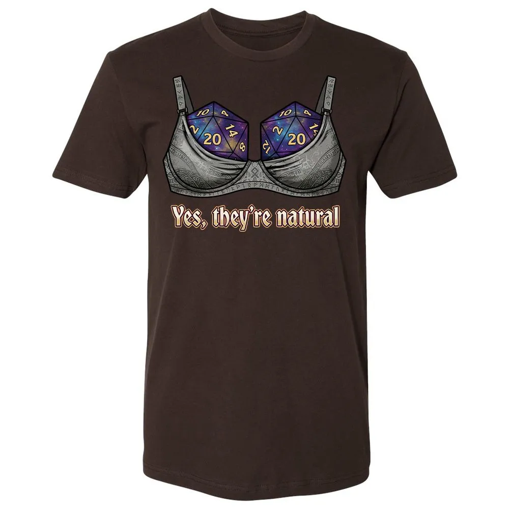 They Are Natural Nat20 Premium Unisex T-Shirt - Dark Chocolate - 6
