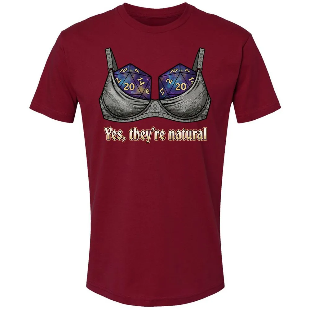 They Are Natural Nat20 Premium Unisex T-Shirt - Cardinal - 11