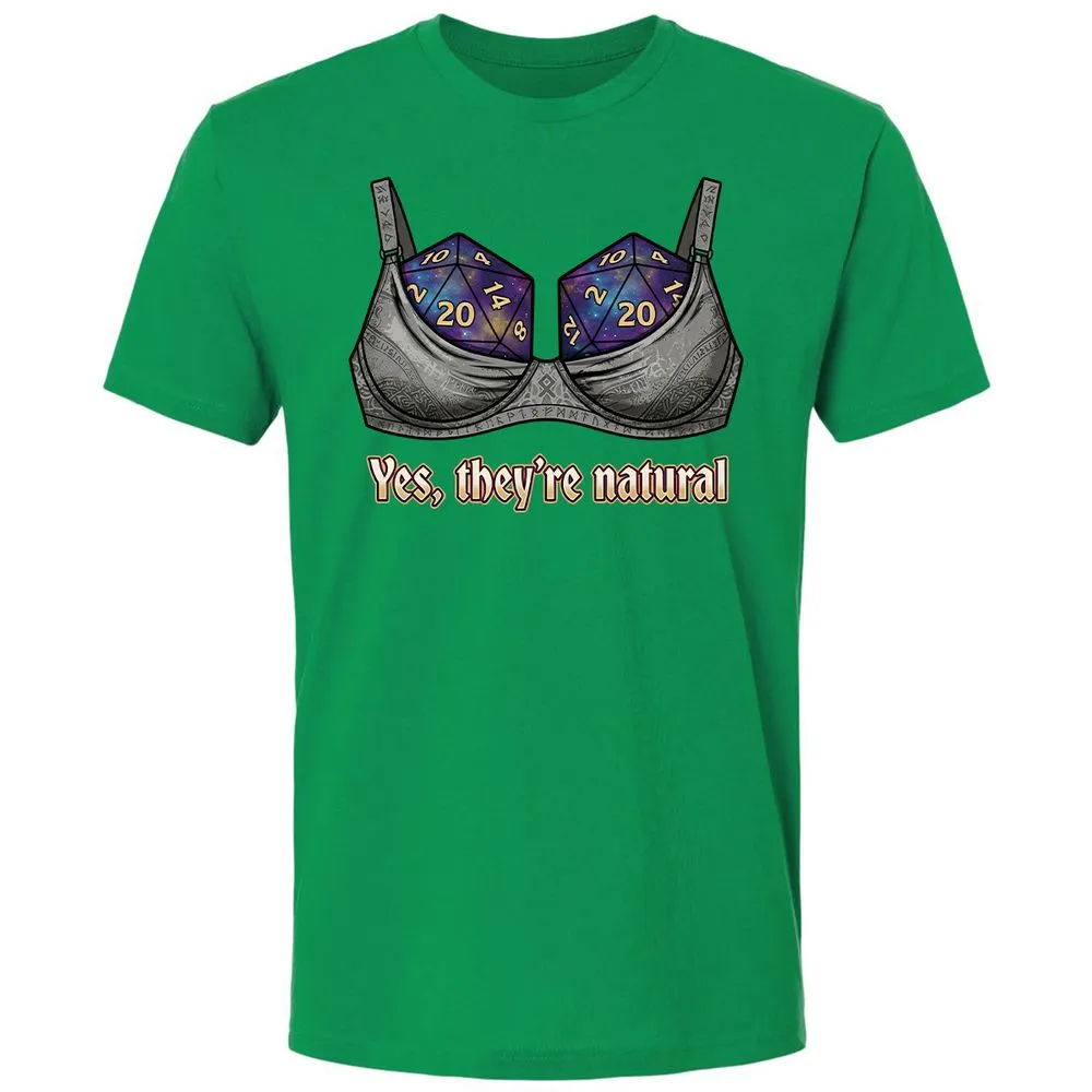 They Are Natural Nat20 Premium Unisex T-Shirt - Kelly Green - 13