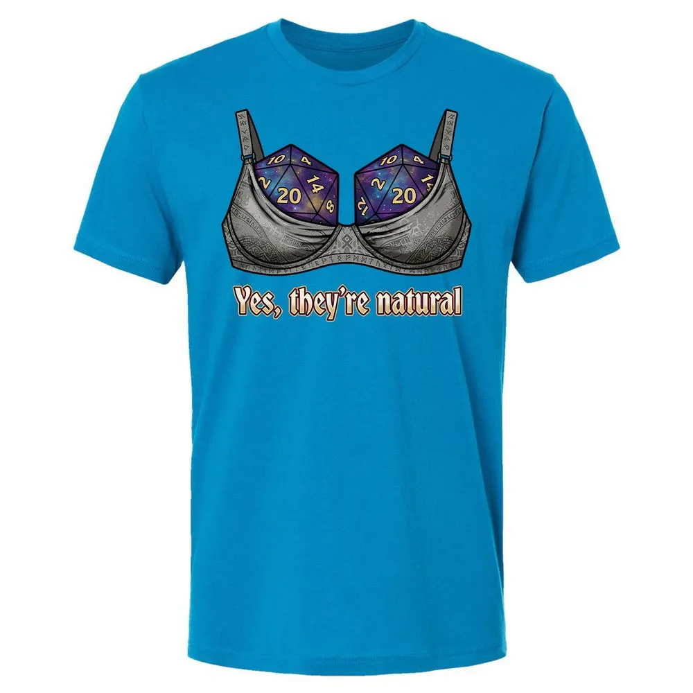 They Are Natural Nat20 Premium Unisex T-Shirt - Turquoise - 15