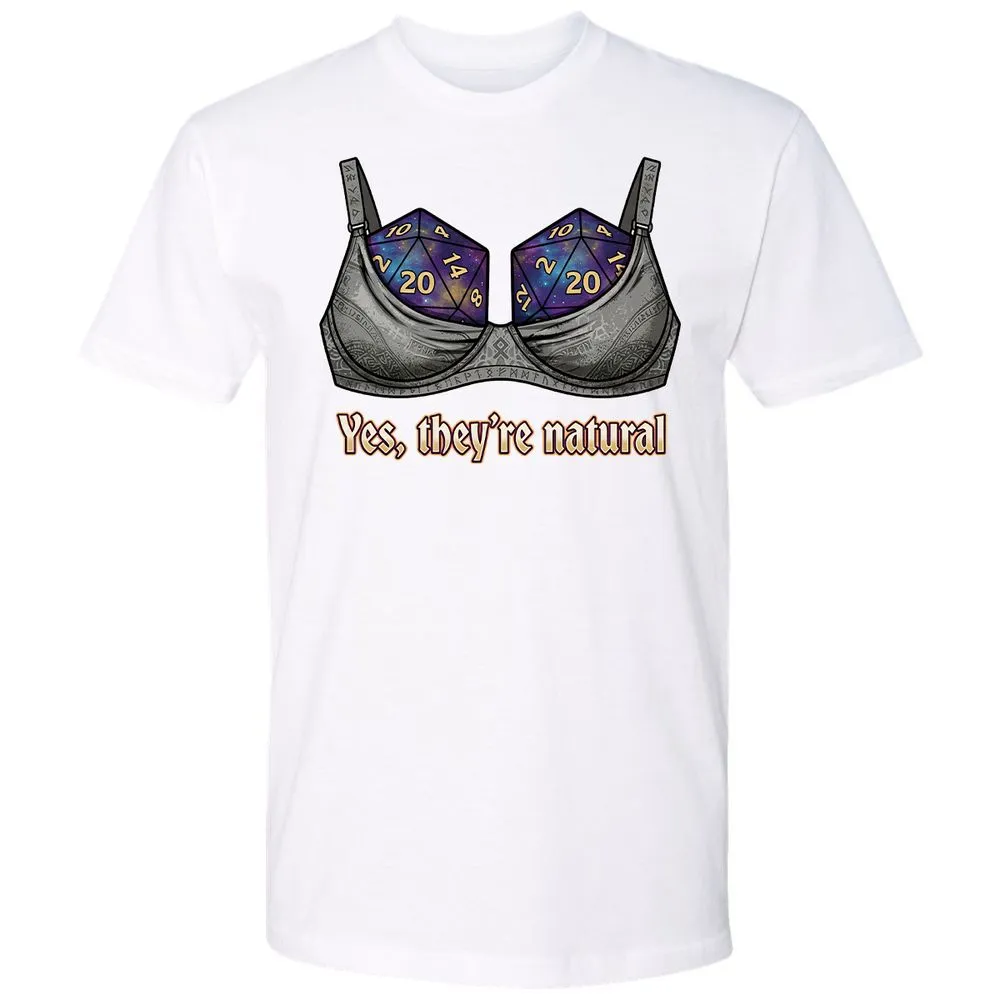 They Are Natural Nat20 Premium Unisex T-Shirt - White - 17
