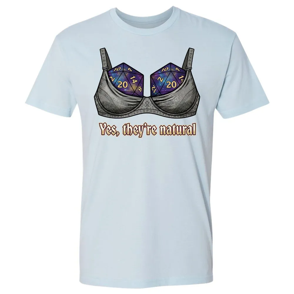 They Are Natural Nat20 Premium Unisex T-Shirt - Light Blue - 21
