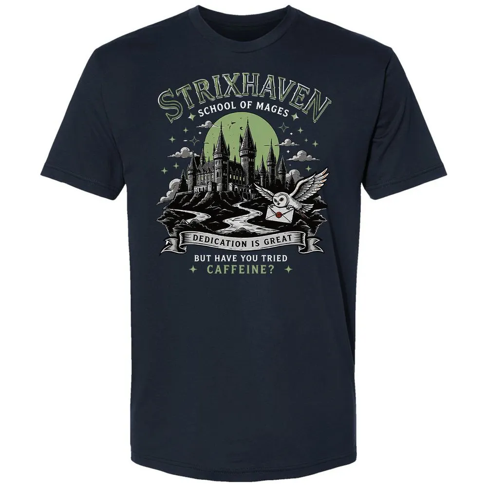 Strixhaven - School Of Mages Premium Unisex T-Shirt - Midnight Navy - 2