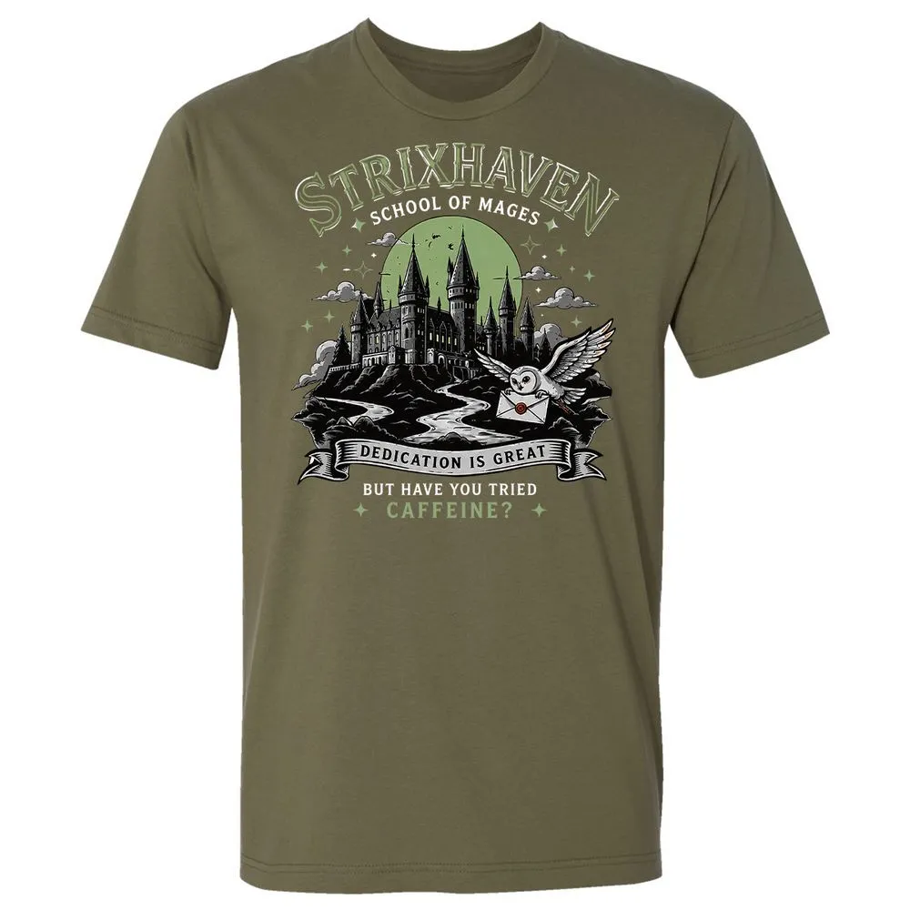 Strixhaven - School Of Mages Premium Unisex T-Shirt - Military Green - 8