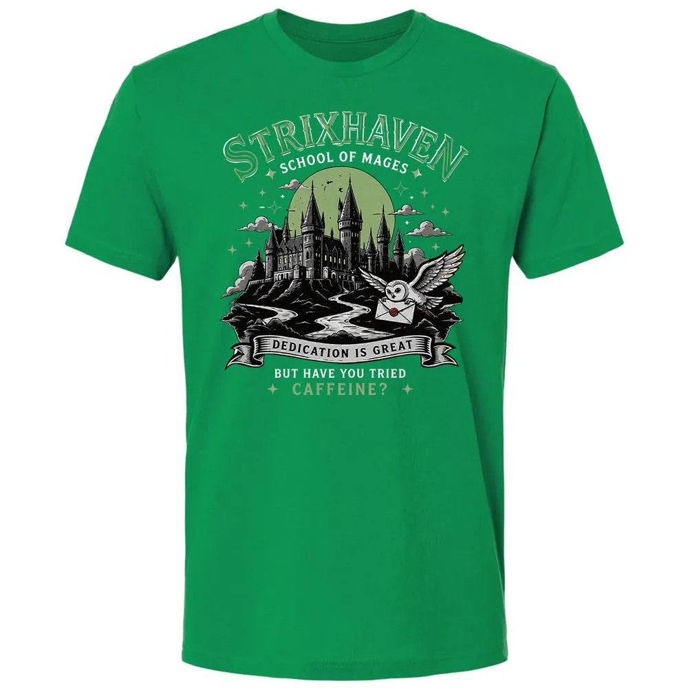 Strixhaven - School Of Mages Premium Unisex T-Shirt - Kelly Green - 13
