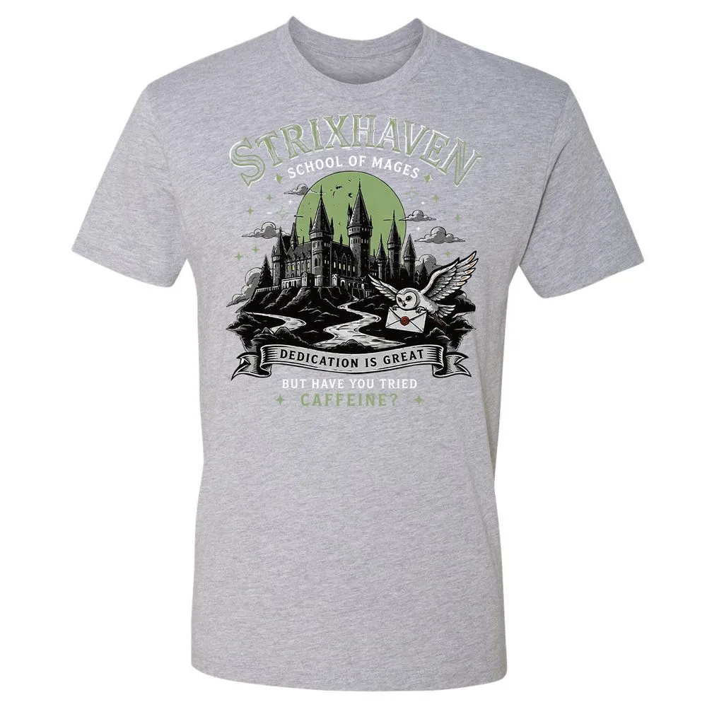 Strixhaven - School Of Mages Premium Unisex T-Shirt - Heather Grey - 19