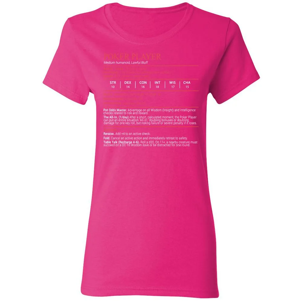 Poker Player Stats Block - Heliconia - 5