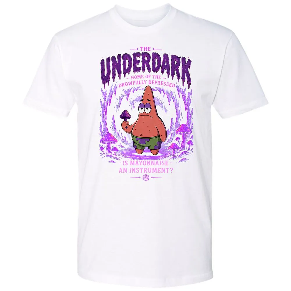 The Underdark Premium Unisex T-Shirt - White - 17