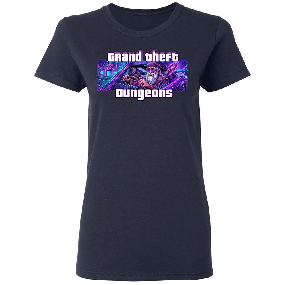 Grand Theft Dungeons Miami - Navy - 2