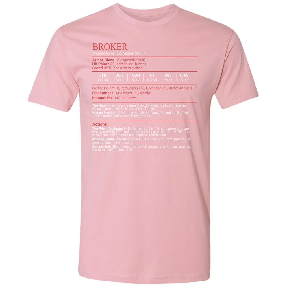 Broker Stats Block - Light Pink - 16
