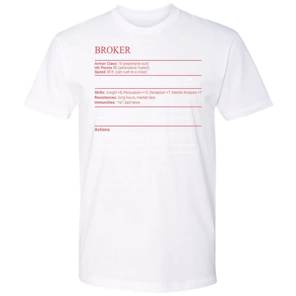 Broker Stats Block - White - 17