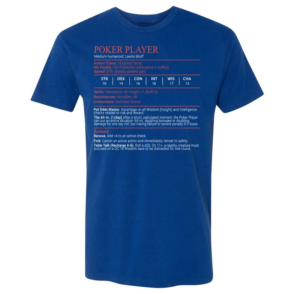 Poker Player Stats Block - Royal - 4
