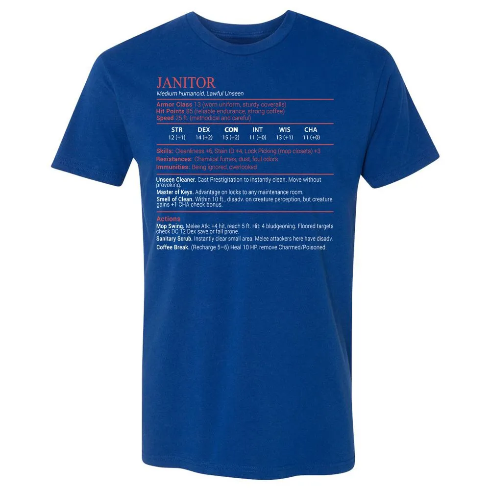 Janitor Stats Block - Royal - 4