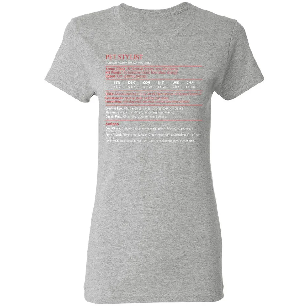 Pet Stylist Stats Block - Sport Grey - 14