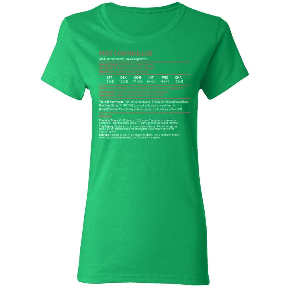 Pest Controller Stats Block - Irish Green - 7