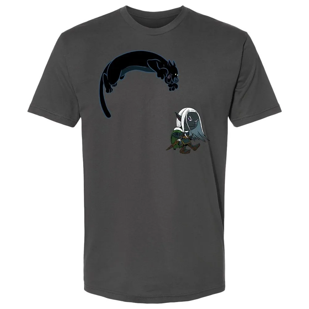 Drizzt and Guenhwyvar Premium Unisex T-Shirt - Heavy Metal - 13