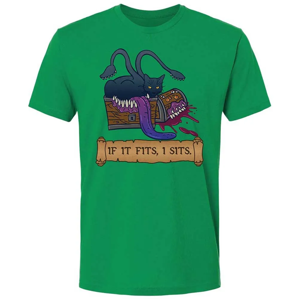 If It Fits I Sits Premium Unisex T-Shirt - Kelly Green - 11