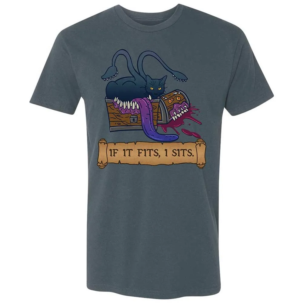 If It Fits I Sits Premium Unisex T-Shirt - Indigo - 21