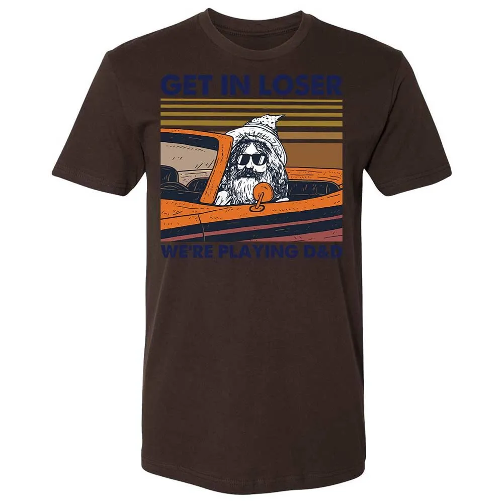 Get in Loser Premium Unisex T-Shirt - Dark Chocolate - 18