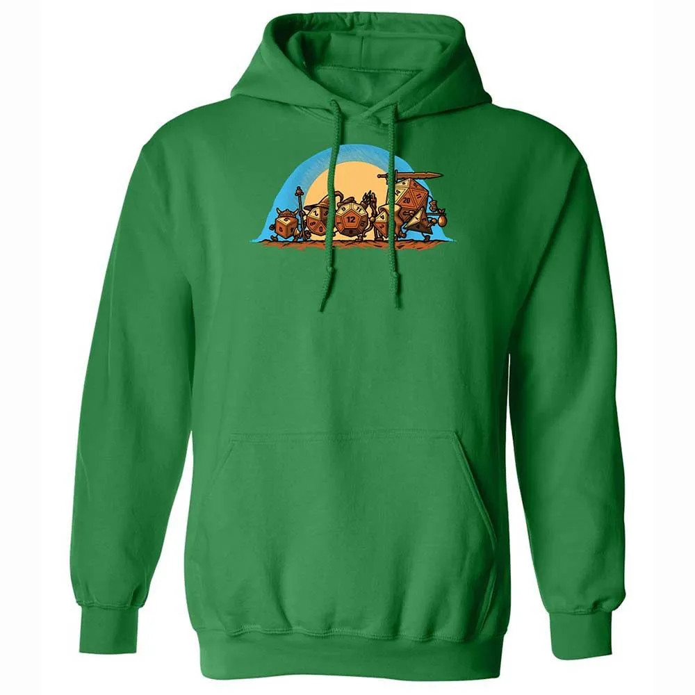 The Fellowship Of The Dice Classic Unisex Hoodie - Irish Green - 11