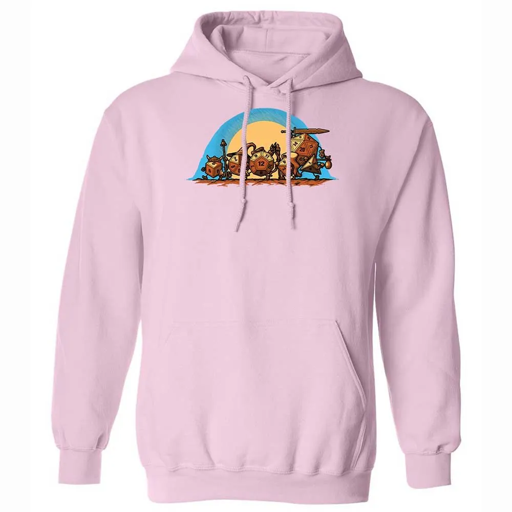 The Fellowship Of The Dice Classic Unisex Hoodie - Light Pink - 21