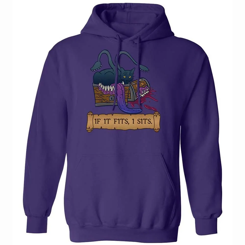If It Fits I Sits Classic Unisex Hoodie - Purple - 10