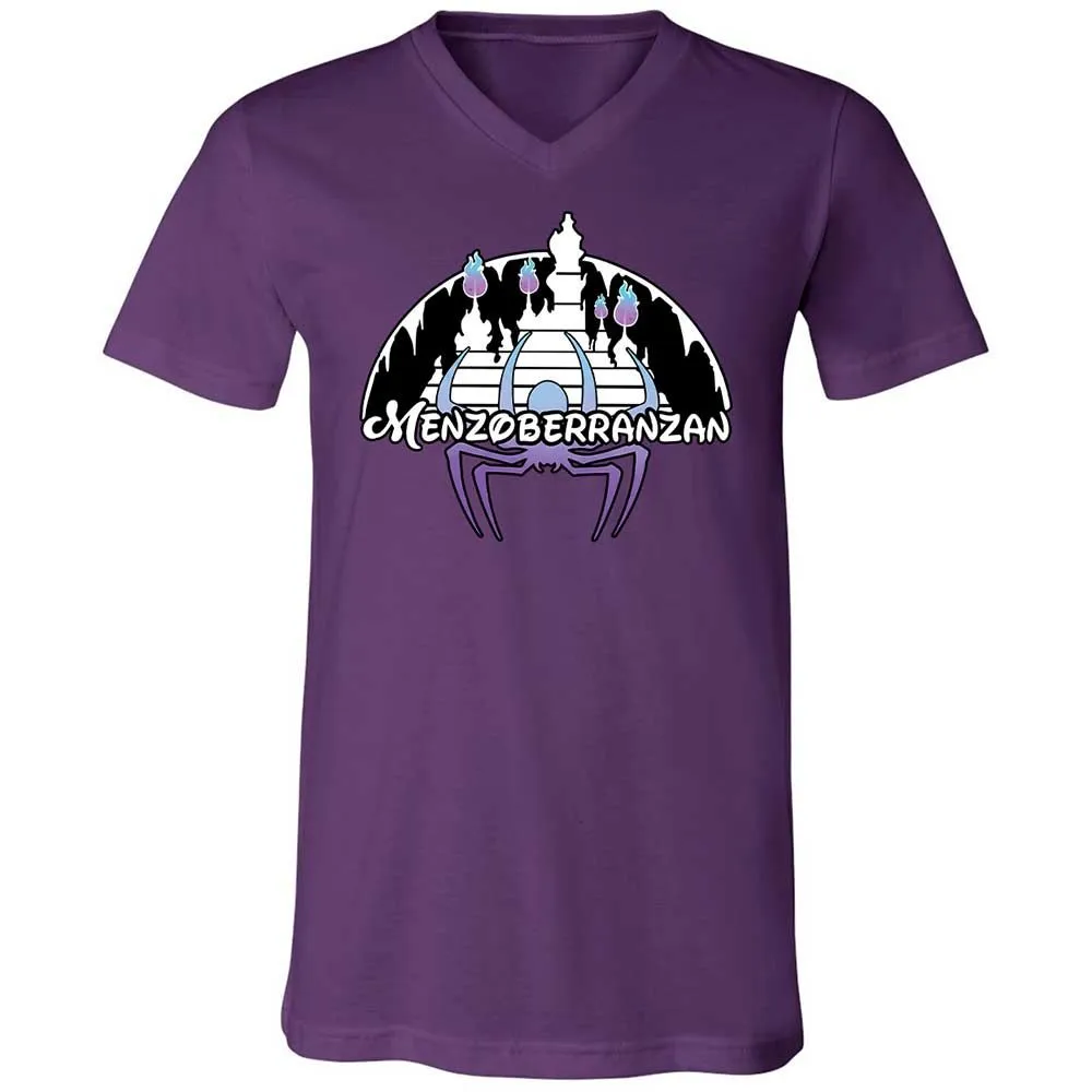 Menzoberranzan Unisex V-Neck T-Shirt - Team Purple - 10