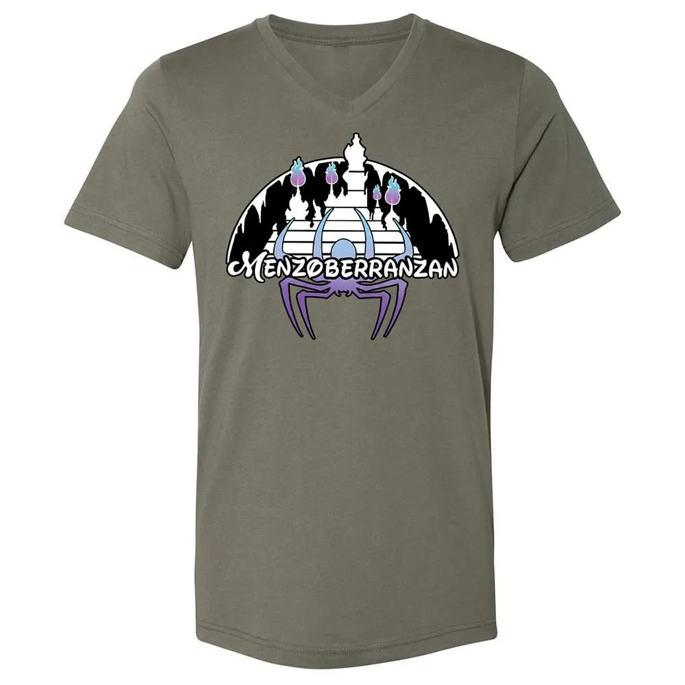 Menzoberranzan Unisex V-Neck T-Shirt - Military Green - 11