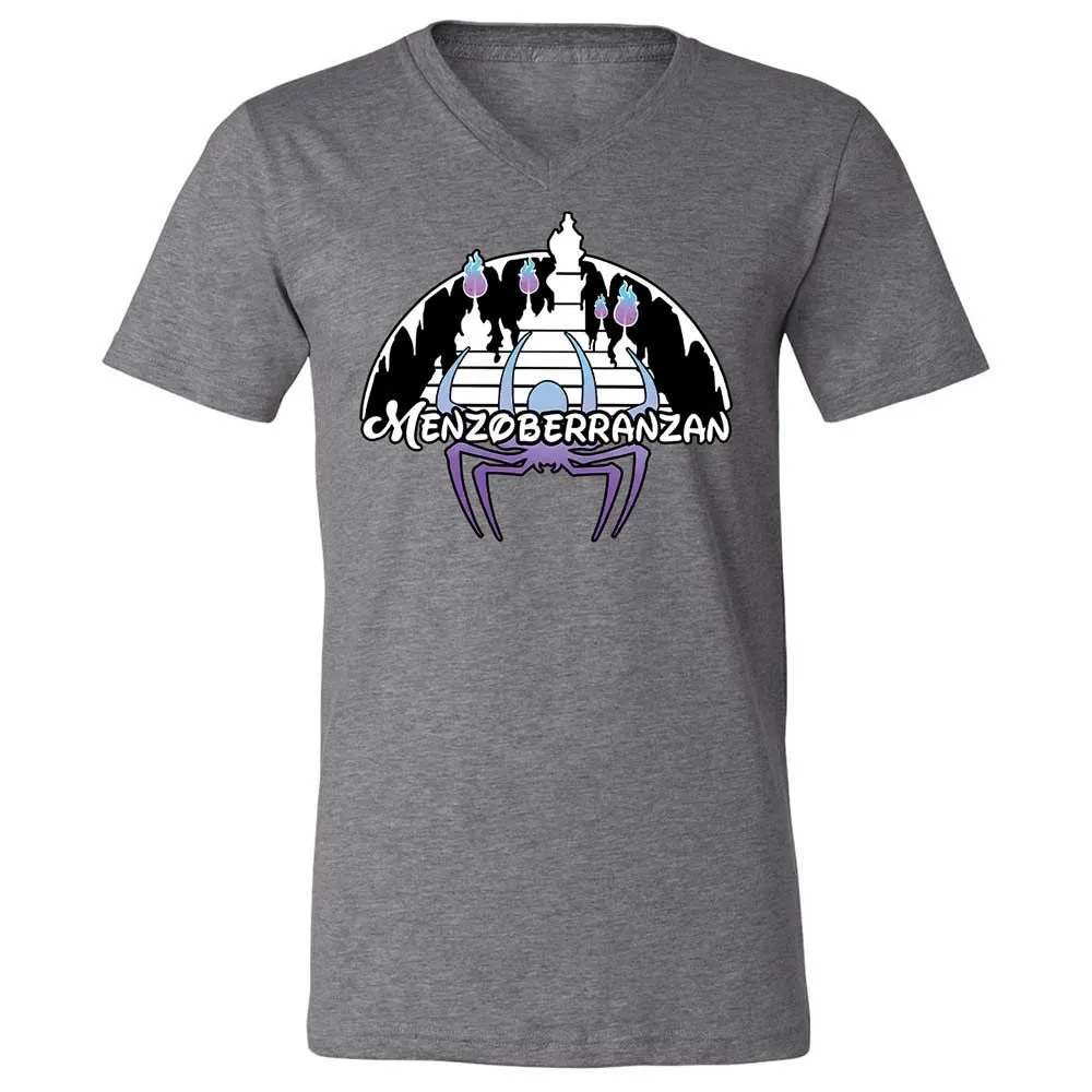 Menzoberranzan Unisex V-Neck T-Shirt - Deep Heather - 14
