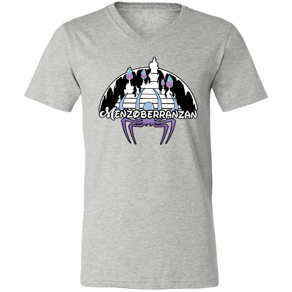 Menzoberranzan Unisex V-Neck T-Shirt - Athletic Heather - 15