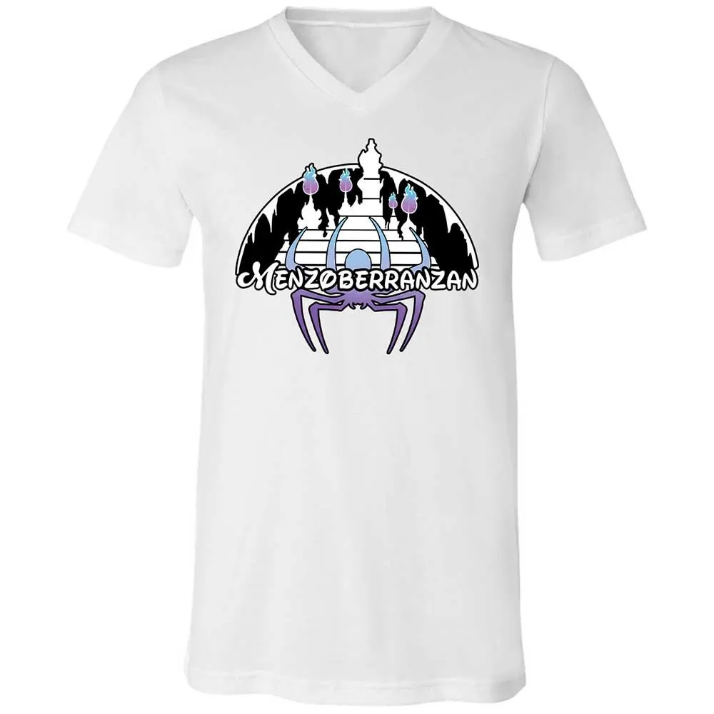 Menzoberranzan Unisex V-Neck T-Shirt - White - 16