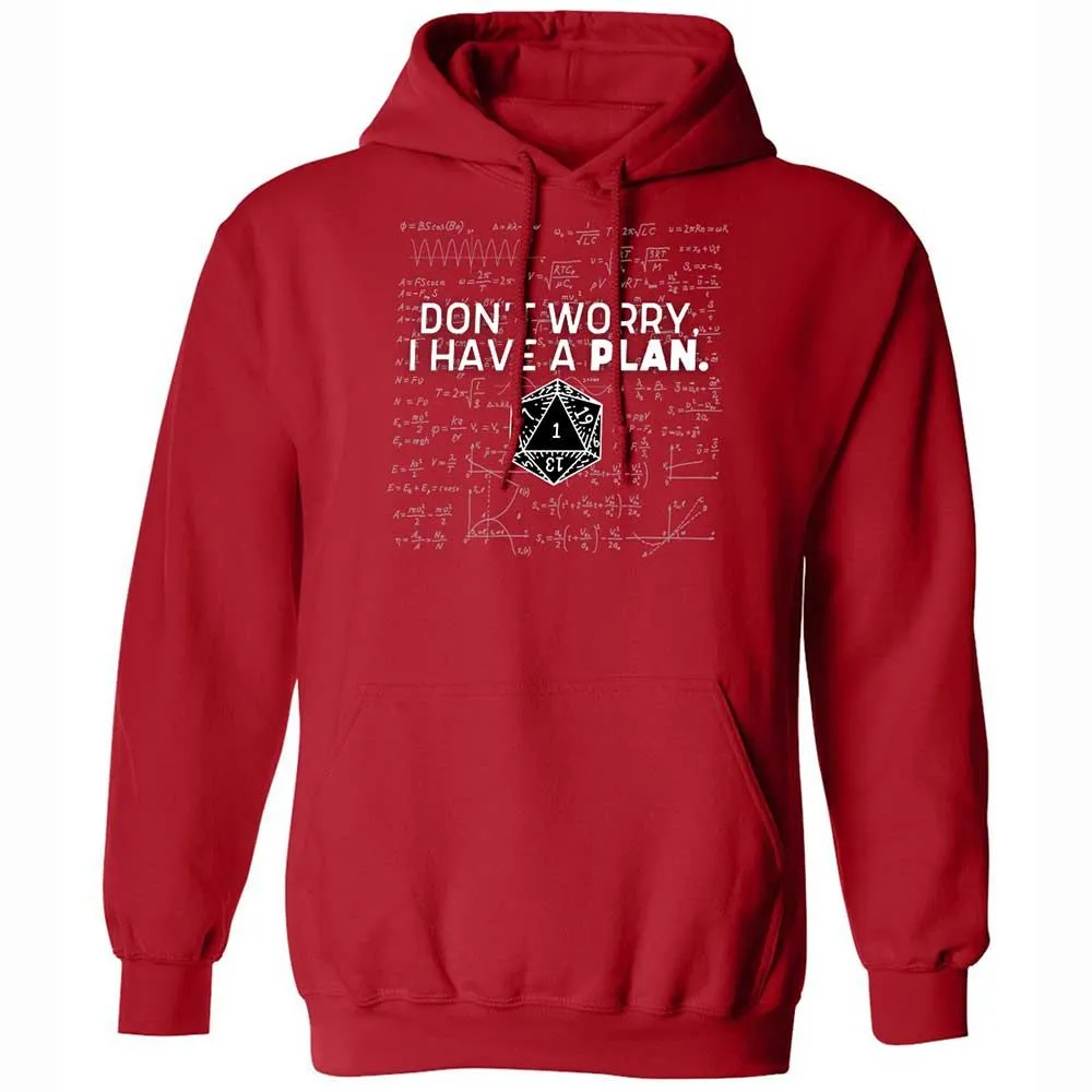 Dont Worry I Have A Plan Classic Unisex Hoodie - Red - 10