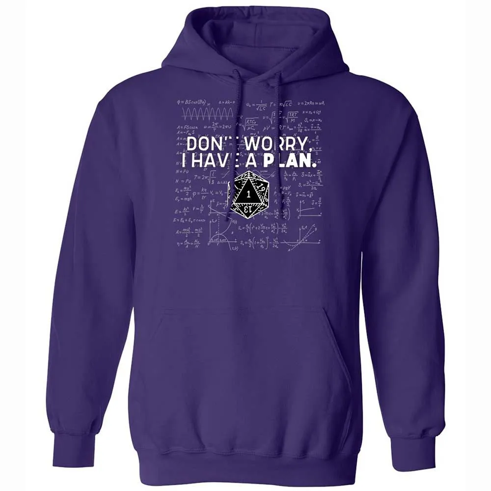 Dont Worry I Have A Plan Classic Unisex Hoodie - Purple - 12