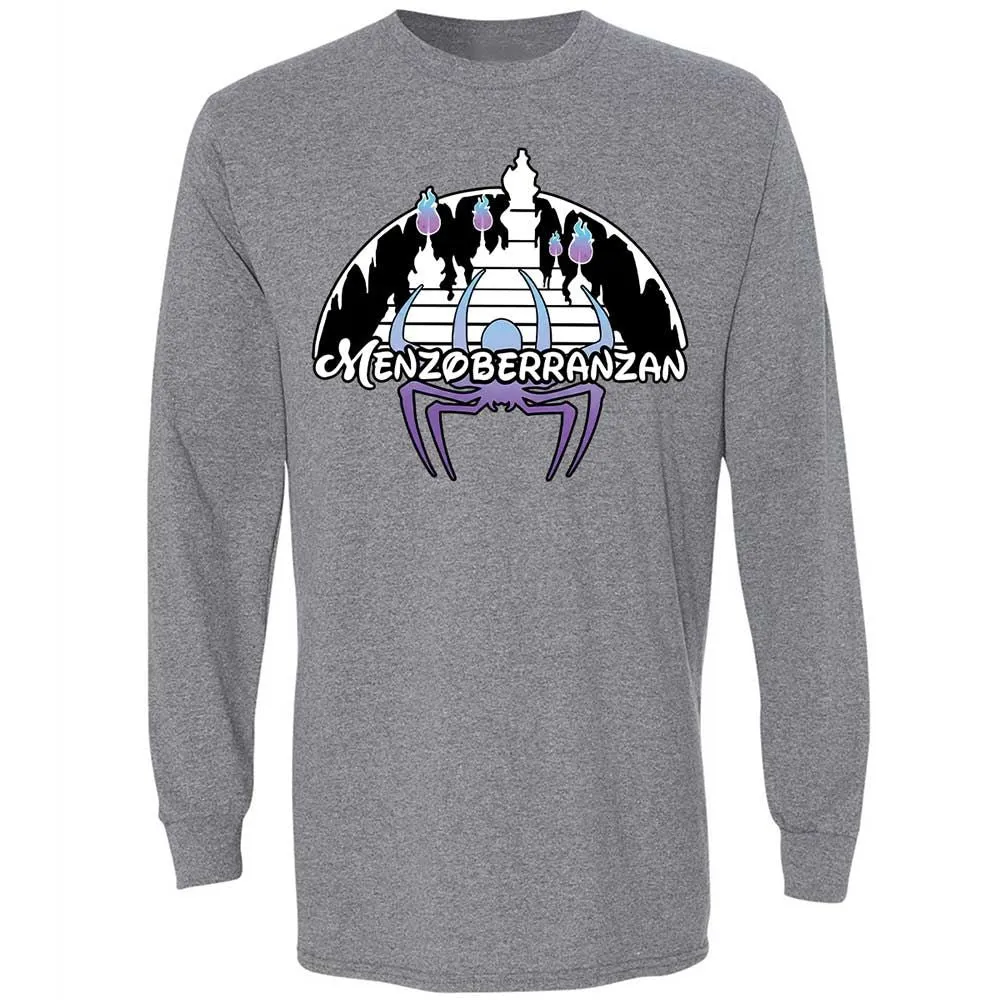 Menzoberranzan Long Sleeve T-Shirt - Graphite Heather - 8