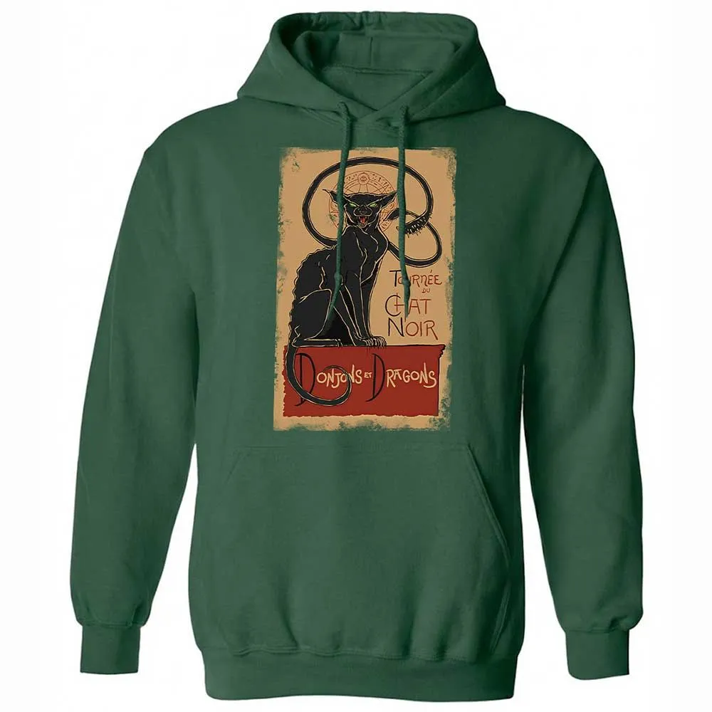 Tournee Du Chat Noir Classic Unisex Hoodie - Forest Green - 3