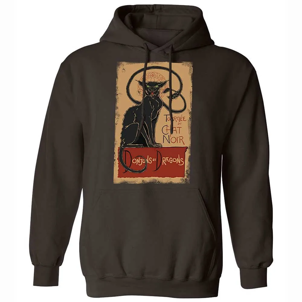 Tournee Du Chat Noir Classic Unisex Hoodie - Dark Chocolate - 6