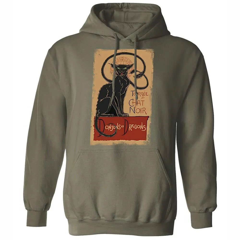 Tournee Du Chat Noir Classic Unisex Hoodie - Military Green - 9