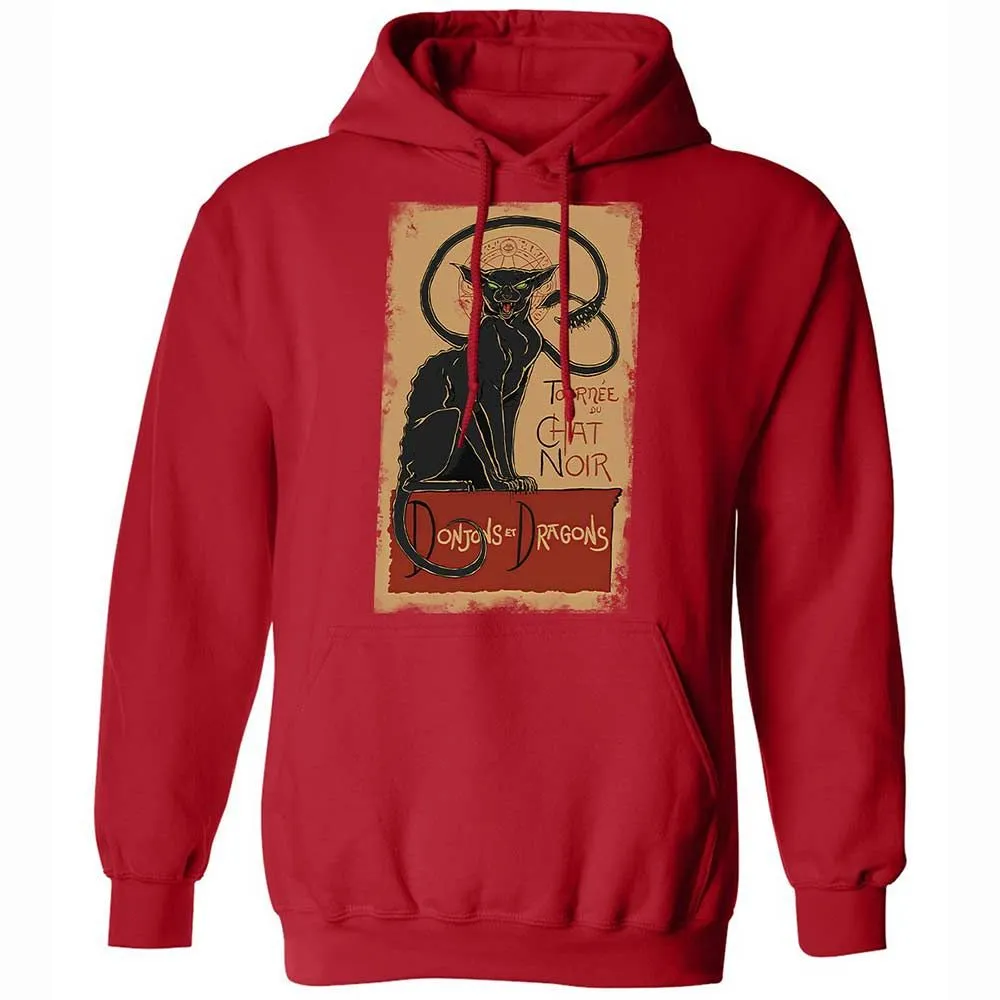 Tournee Du Chat Noir Classic Unisex Hoodie - Red - 10