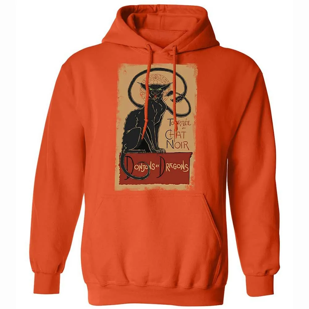 Tournee Du Chat Noir Classic Unisex Hoodie - Orange - 13