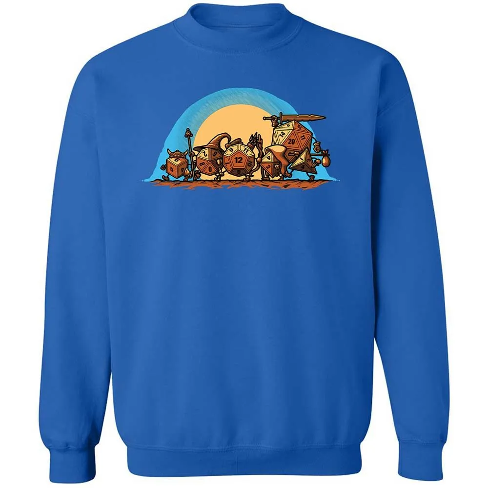 The Fellowship Of The Dice Classic Unisex Sweatshirt - Royal - 3