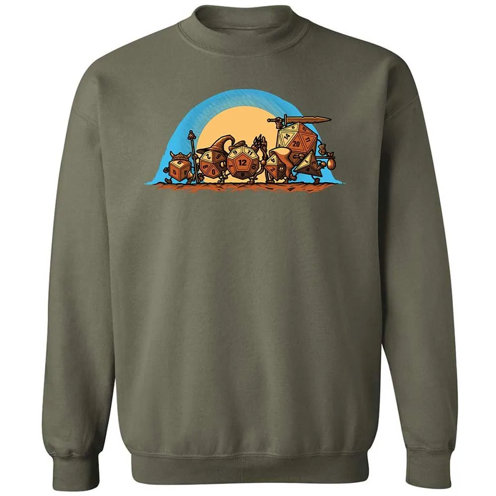 The Fellowship Of The Dice Classic Unisex Sweatshirt - Military Green - 9