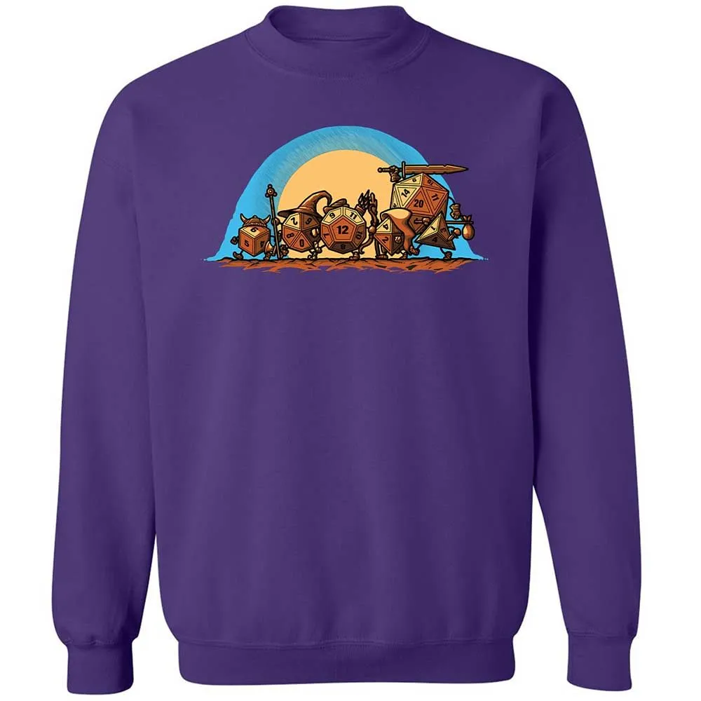 The Fellowship Of The Dice Classic Unisex Sweatshirt - Purple - 11