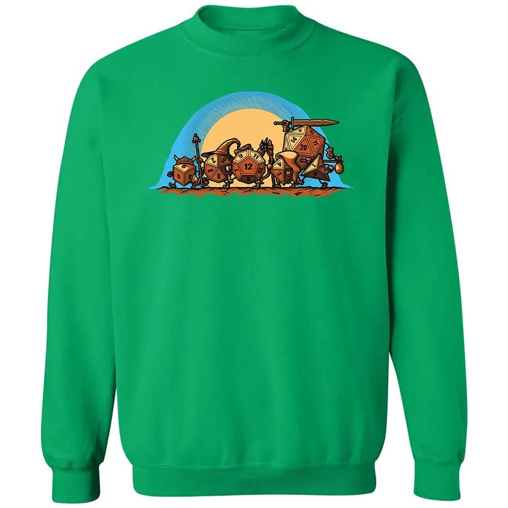 The Fellowship Of The Dice Classic Unisex Sweatshirt - Irish Green - 13