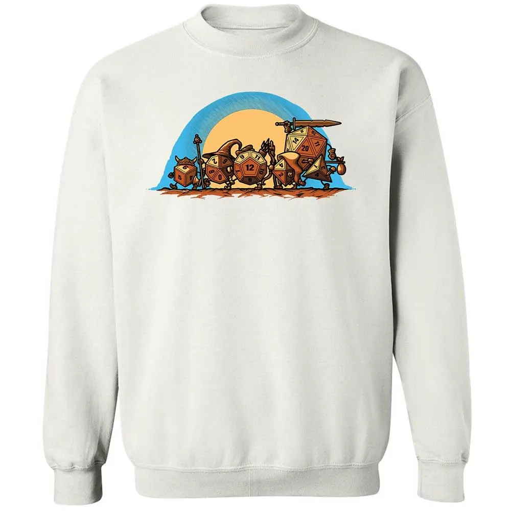 The Fellowship Of The Dice Classic Unisex Sweatshirt - White - 18