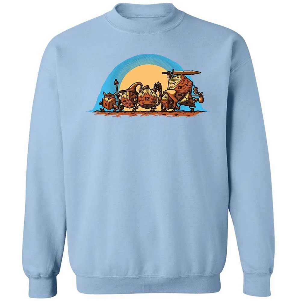 The Fellowship Of The Dice Classic Unisex Sweatshirt - Light Blue - 21