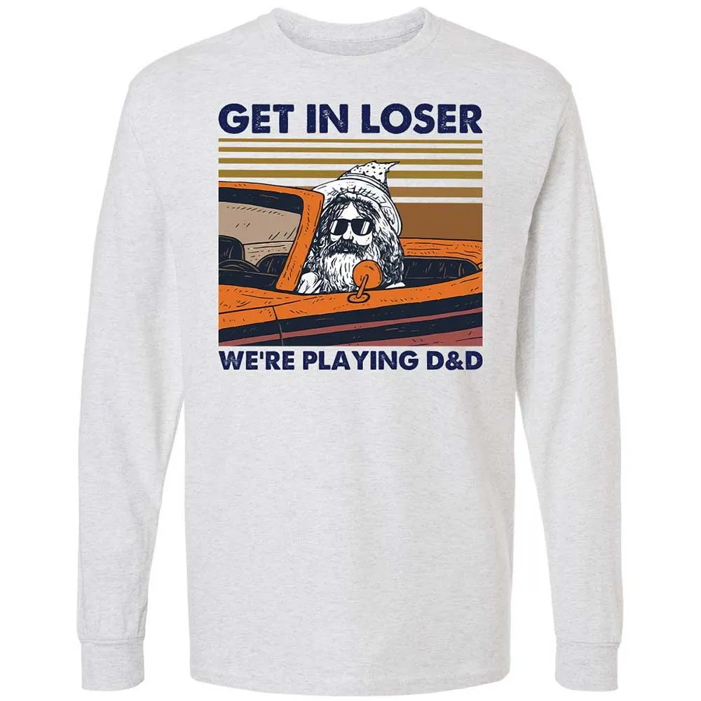 Get in Loser Long Sleeve T-Shirt - Ash - 2