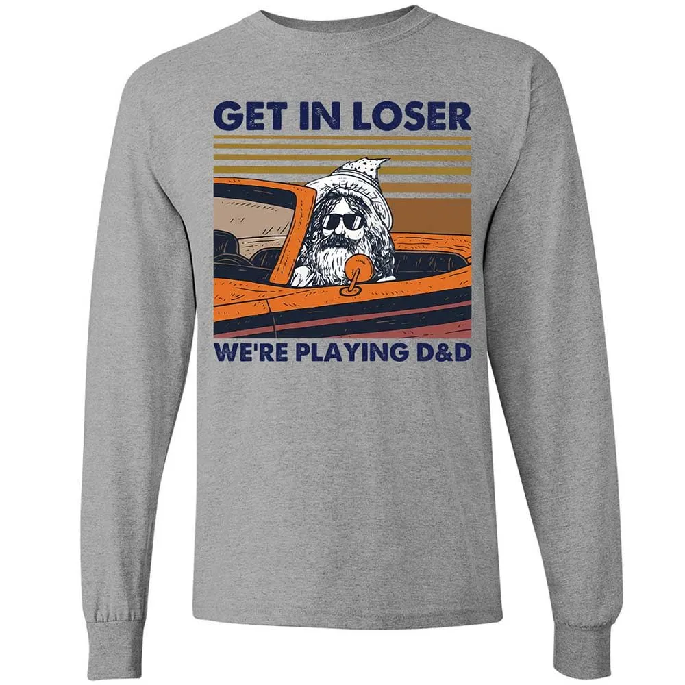 Get in Loser Long Sleeve T-Shirt - Sport Grey - 3
