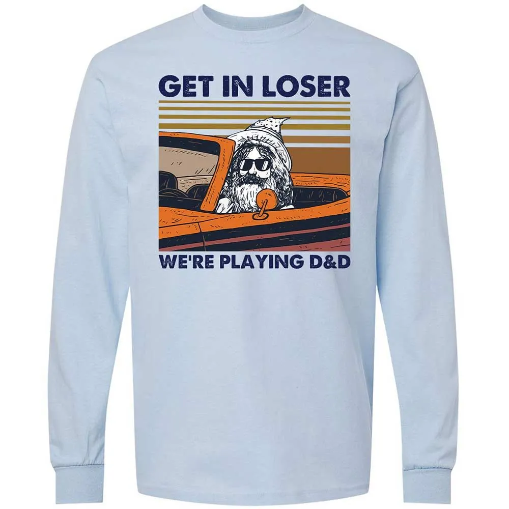 Get in Loser Long Sleeve T-Shirt - Light Blue - 4
