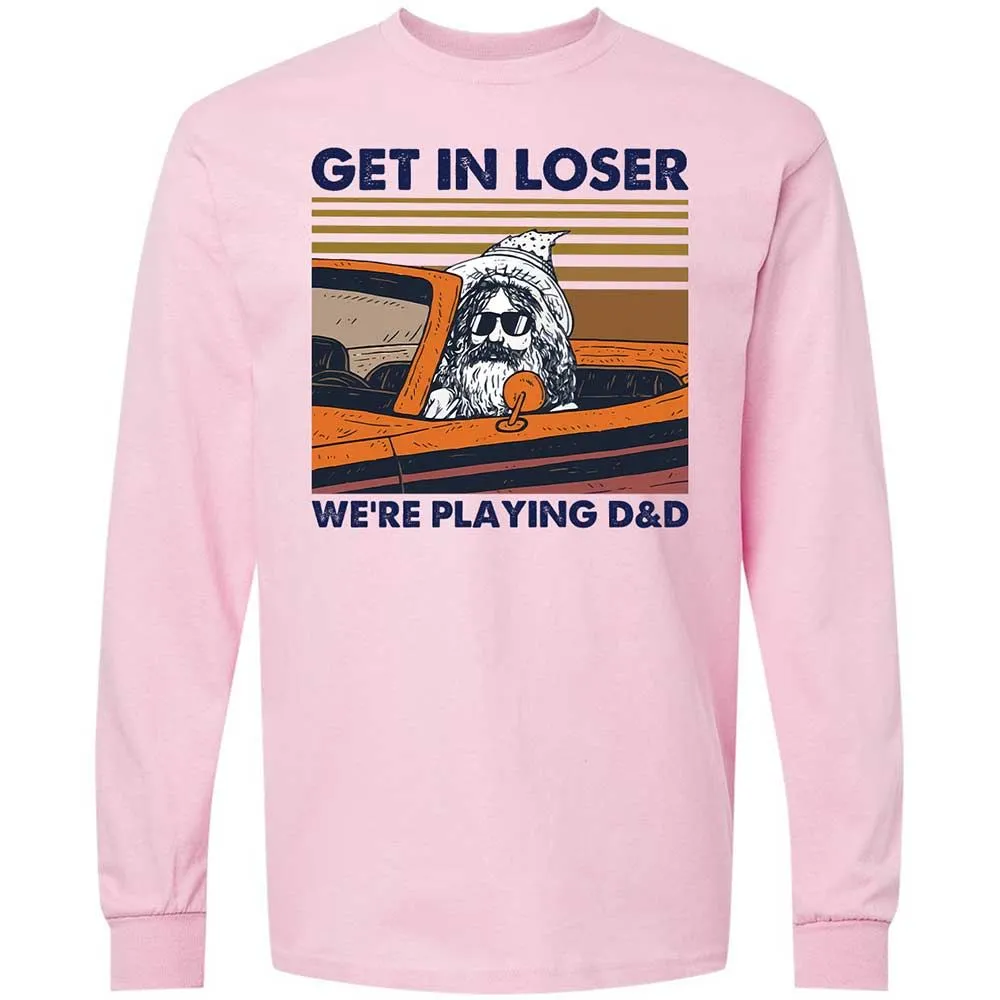 Get in Loser Long Sleeve T-Shirt - Light Pink - 6